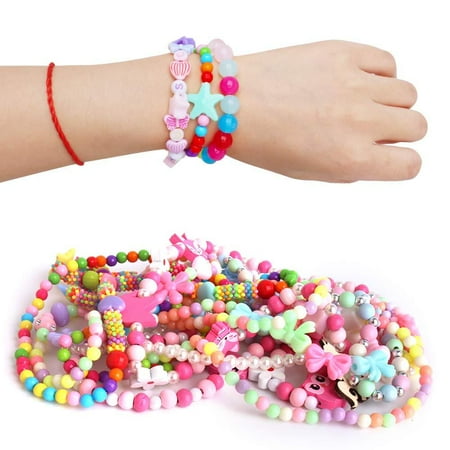ONESING 22 Pcs Girls Play Jewelry Toddler Costume Jewelry Princess Necklace Bracelet Set Beads Necklace Bracelet for Kids Play Dress Up Pretend Play Jewelry Kit ONESING 22 Pcs Girls Play Jewelry Toddler Costume Jewelry Princess Necklace Bracelet Set Beads Necklace Bracelet for Kids Play Dress Up Pretend Play Jewelry Kit